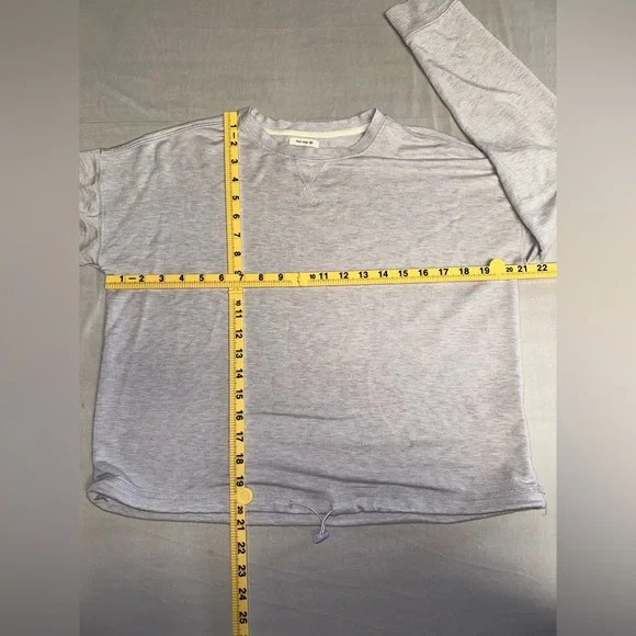 Thread & Supply • Lavender “That Cozy Life” Cinch Waist Top Women’s Size Small - Picture 8 of 8